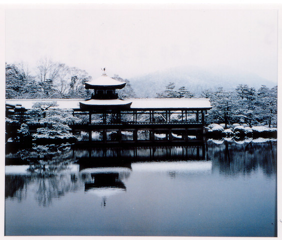 京都　平安神宮　（雪景）